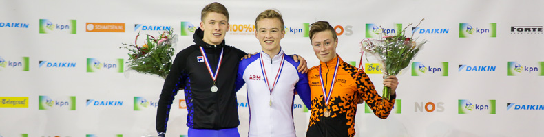 Ruben Ligtenberg en Bente Kerkhoff winnen marathon-NK bij Junioren B