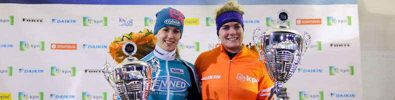 Sanne in 't Hof wint beloften-finale, eindwinst KPN Marathon Cup naar Arianna Pruisscher