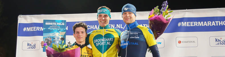 Douwe Boonstra domineert bij beloftenheren en soleert naar winst