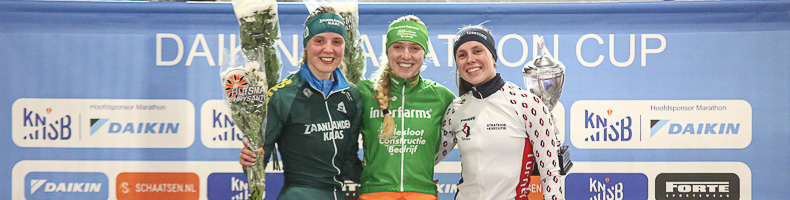 Kim Talsma sprint ook in oranje naar winst